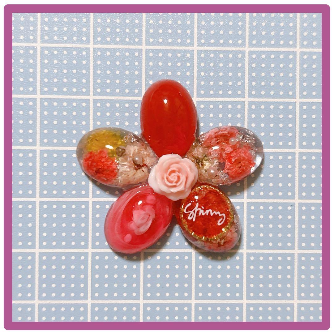 No 914❣️可愛いお花レジンヘアゴム❣️٩(๑❛ᴗ❛๑)۶