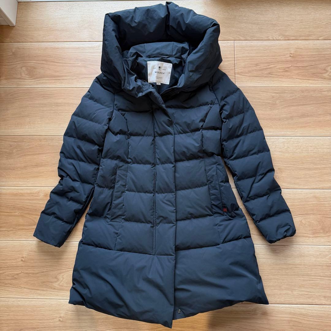 希少✨ウールリッチ　PUFFY PRESCOTT フーディダウンコート　ネイビー