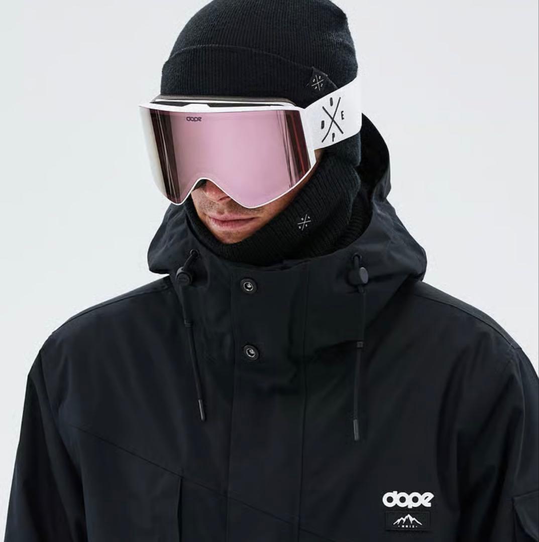  スキーゴーグル White/Champagne Mirror