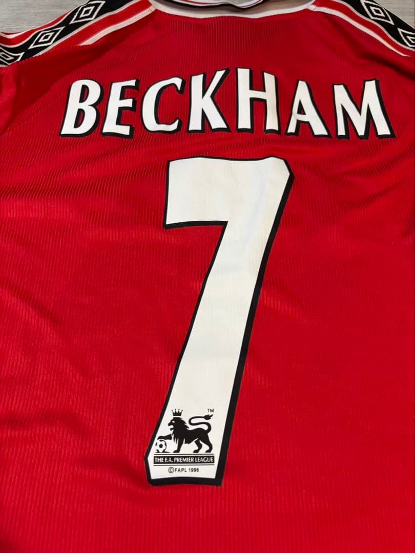 マンチェスターユナイテッド #7 ベッカムユニフォーム 襟付き アンブロ#443