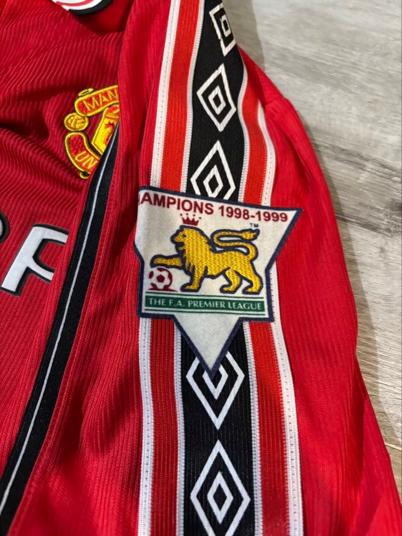 マンチェスターユナイテッド #7 ベッカムユニフォーム 襟付き アンブロ#443