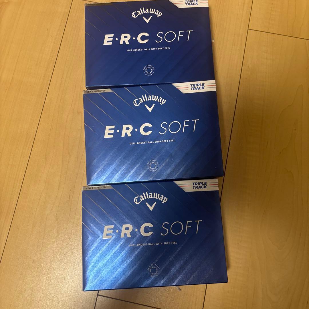 【新品】Callaway E.R.C. Soft ゴルフボール3ダース