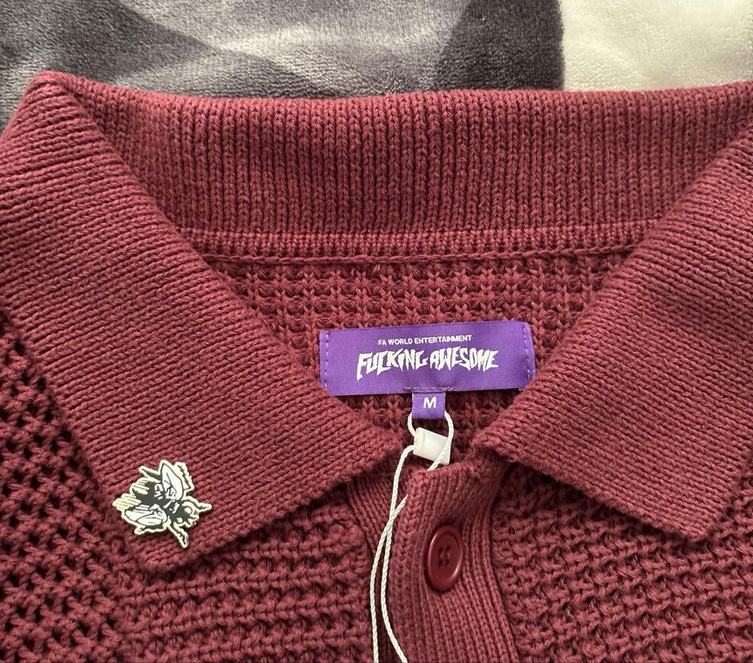 FUCKING AWESOME LIBRARY SWEATER ピンズ付き