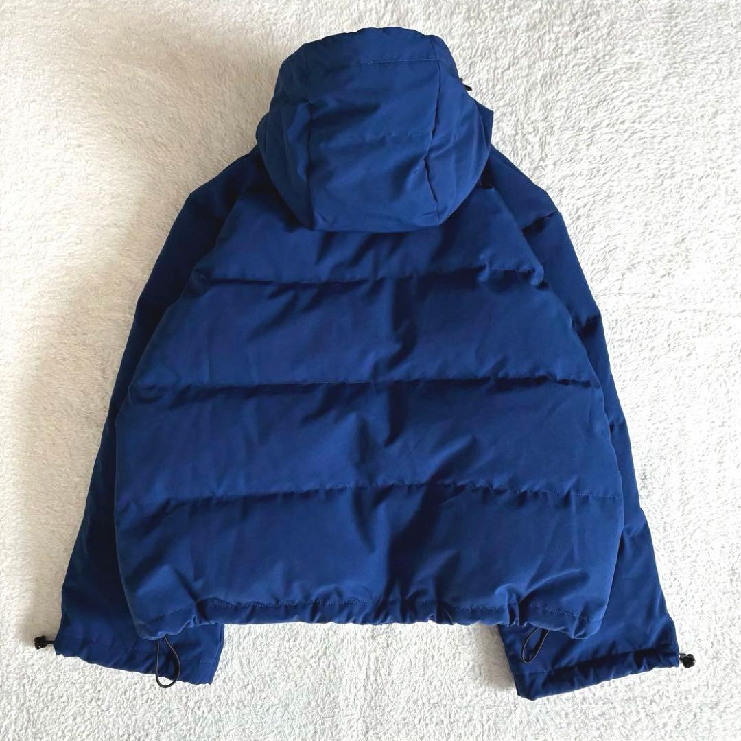 ダントン フード付き ダウンジャケット 撥水 Bshop 近年モデル 青