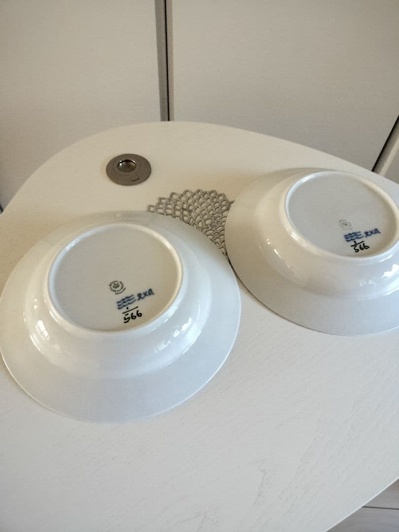 ロイヤルコペンハーゲン ブルーフルーテッド2枚セット