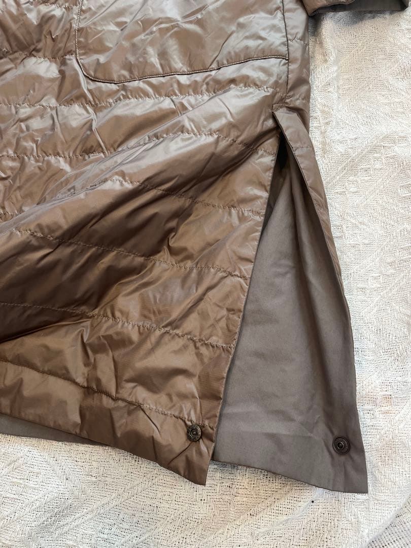 タグ付き新品　Plantation ノーカラーライトリバーダウンコート