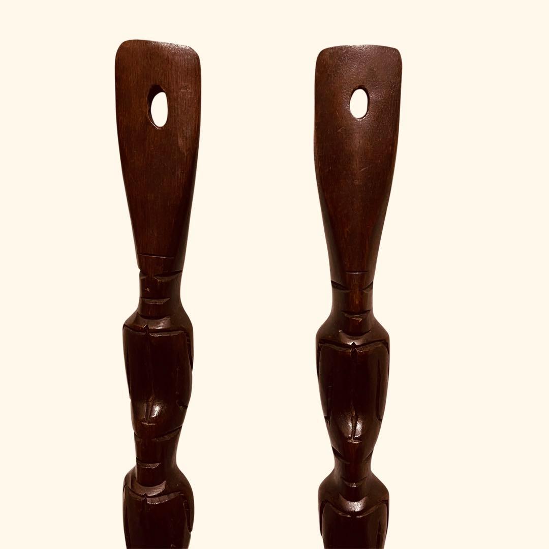インテリア　巨大　木製　大きなスプーン&フォーク　セット　置き物　置物　オブジェ