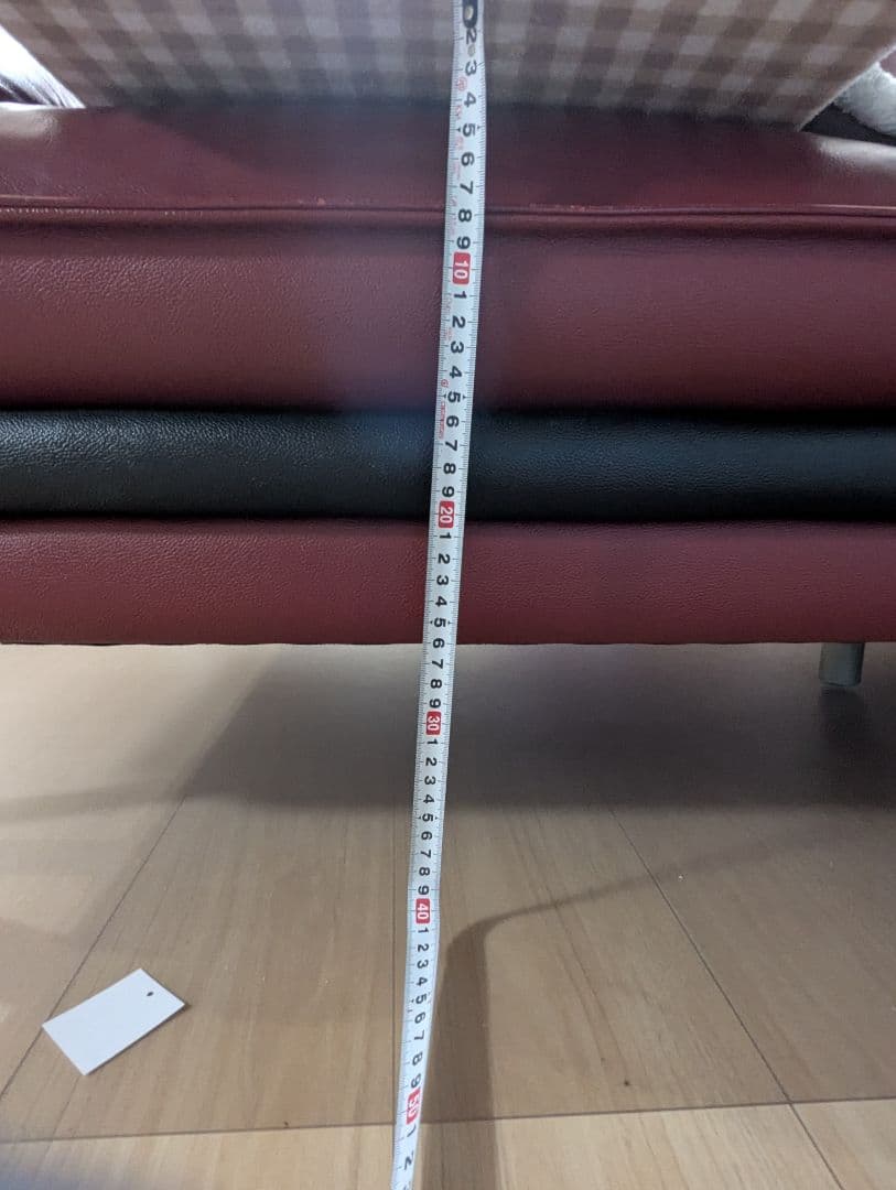 みちみち　ニトリ　ロゾ　ソファー　赤　レッド　中古　直接取引可（静岡県）