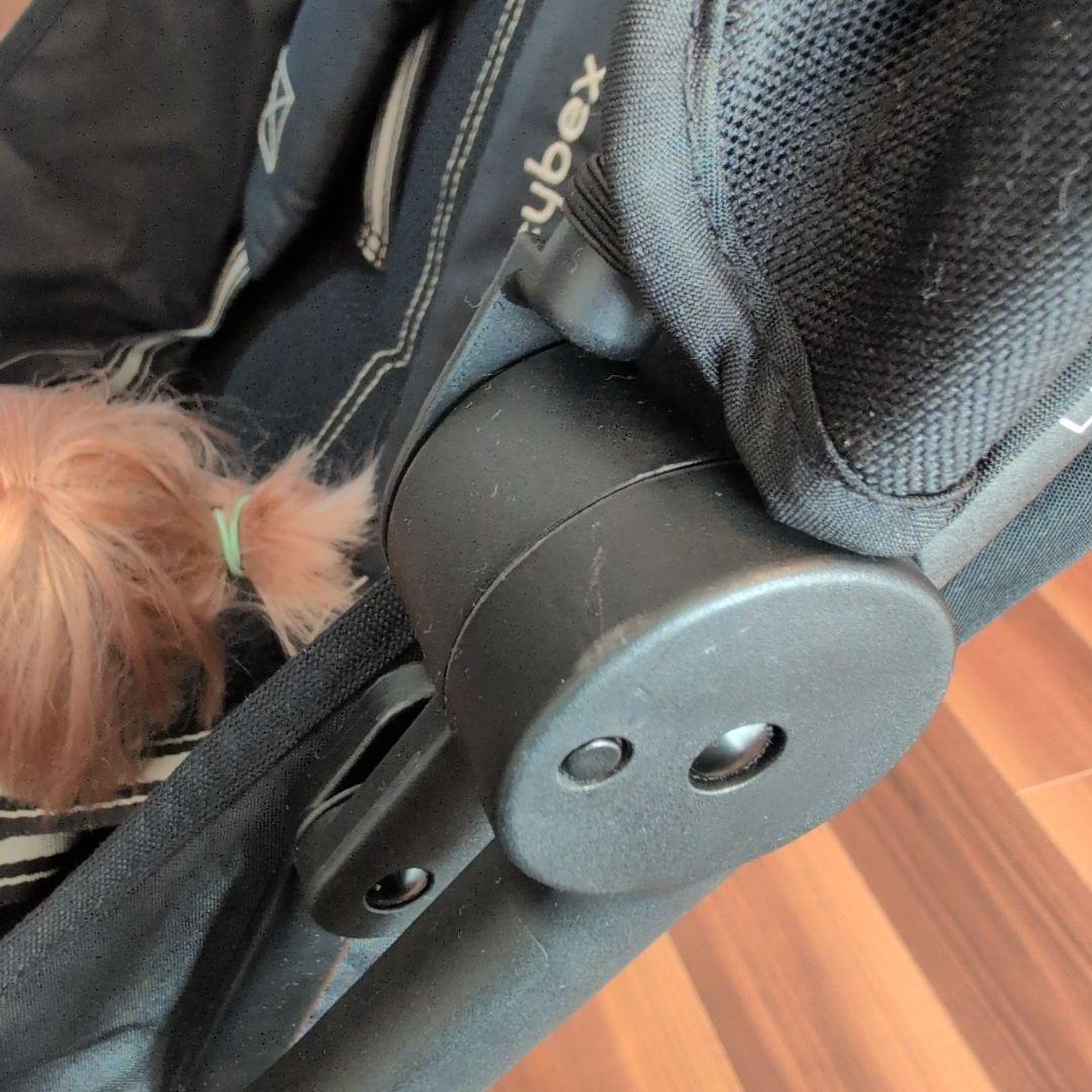 【ha】 Cybex リベル ブラック折りたたみベビーカー