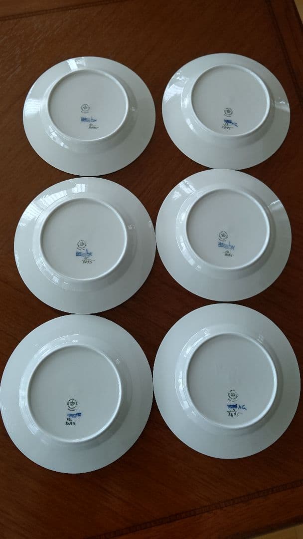 ロイヤルコペンハーゲン ブルーフラワー プレイン プレート21cm 6枚