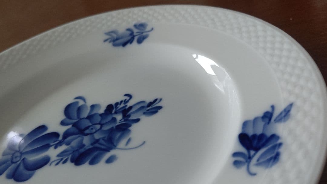 ロイヤルコペンハーゲン ブルーフラワー プレイン プレート21cm 6枚