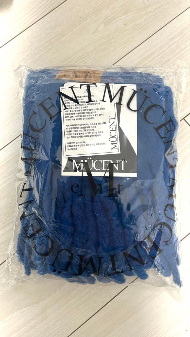 MUCENT シグネチャーマフラー ブルーパッチ