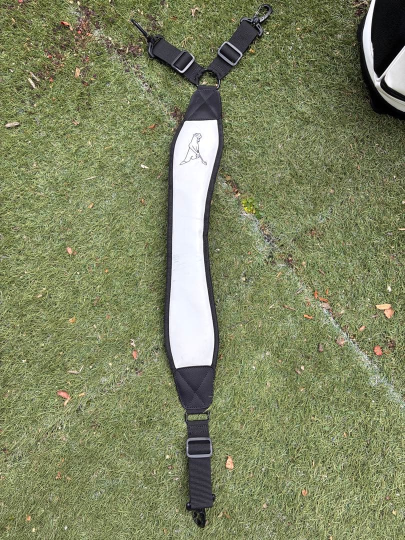 PING キャディバッグ ホワイト・ブラック　ワンポケット