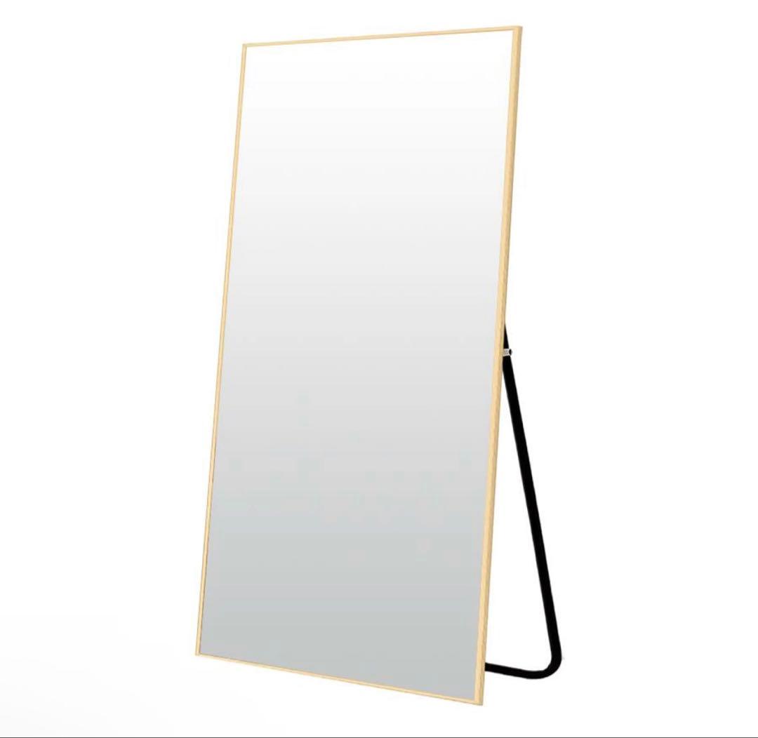 高透過率スタンドミラー ゴールドフレーム