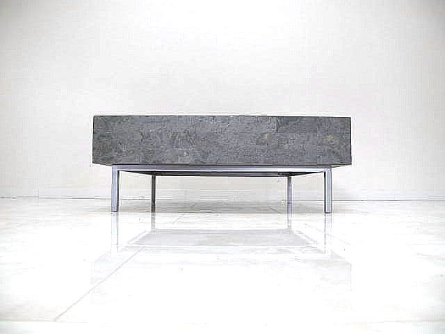 フクラ「ELT001」スクエアセンターテーブル 80cm グレーストーン約18万