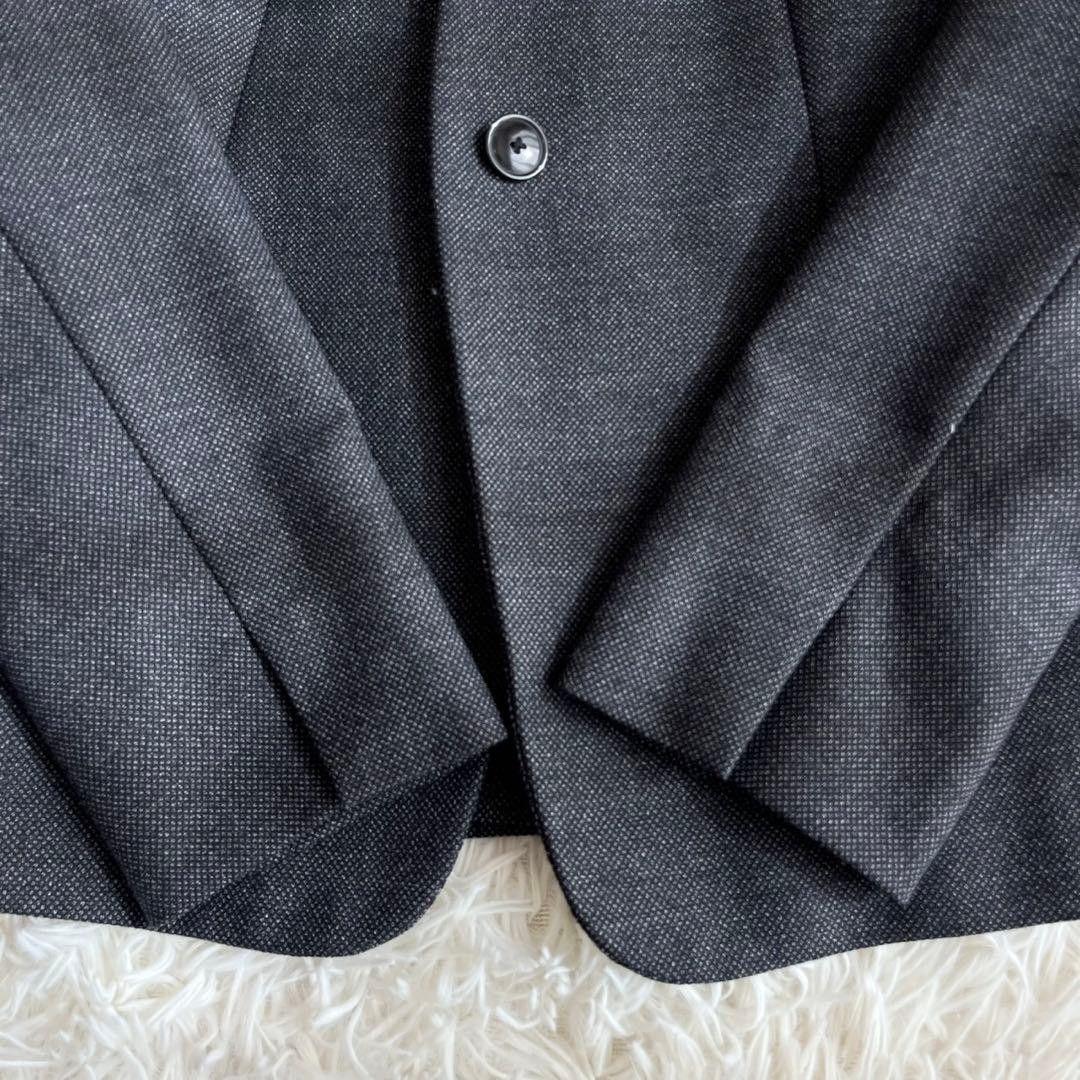 【良品】グリーンレーベルリラクシング　セットアップ　ノーカラージャケット　M