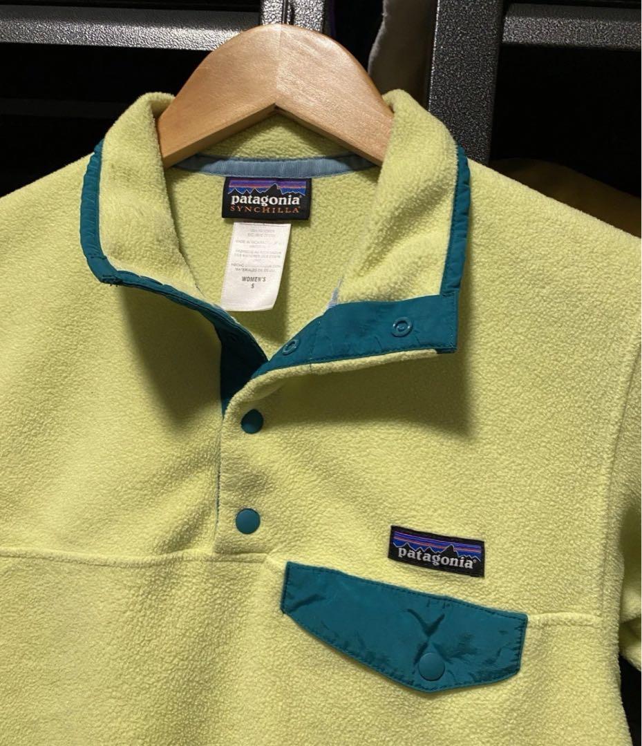 ★パタゴニアスナップT レディース　Sサイズ　レモンイエロー人気色