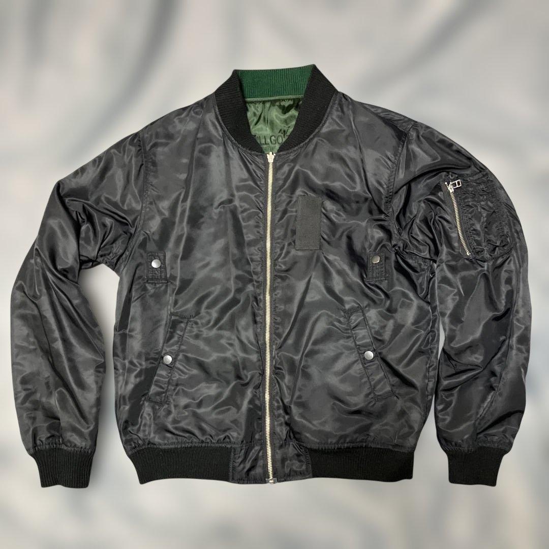 ヒューストン スカジャン リバーシブル　MA-1 サイズL