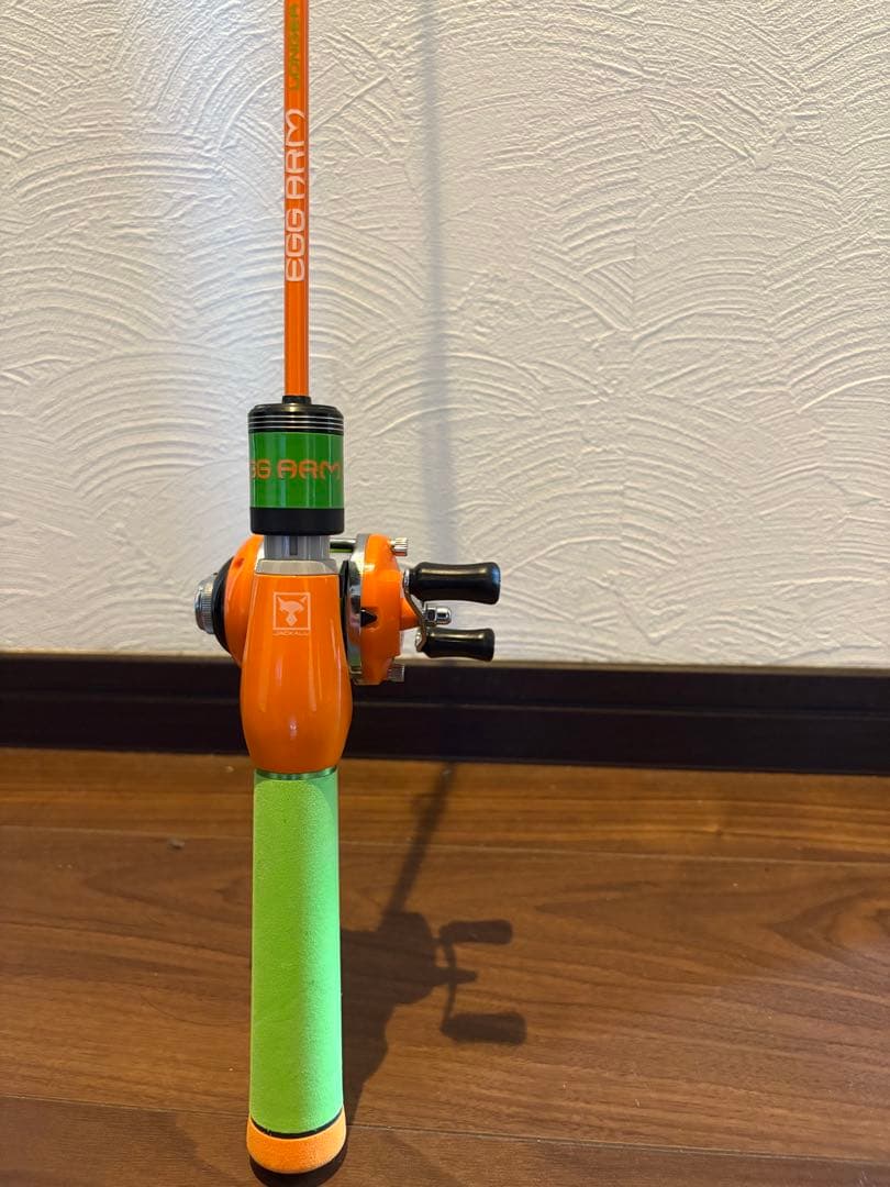 ジャクソンエッグアーム竿　ダイワコロネット2 リールセット