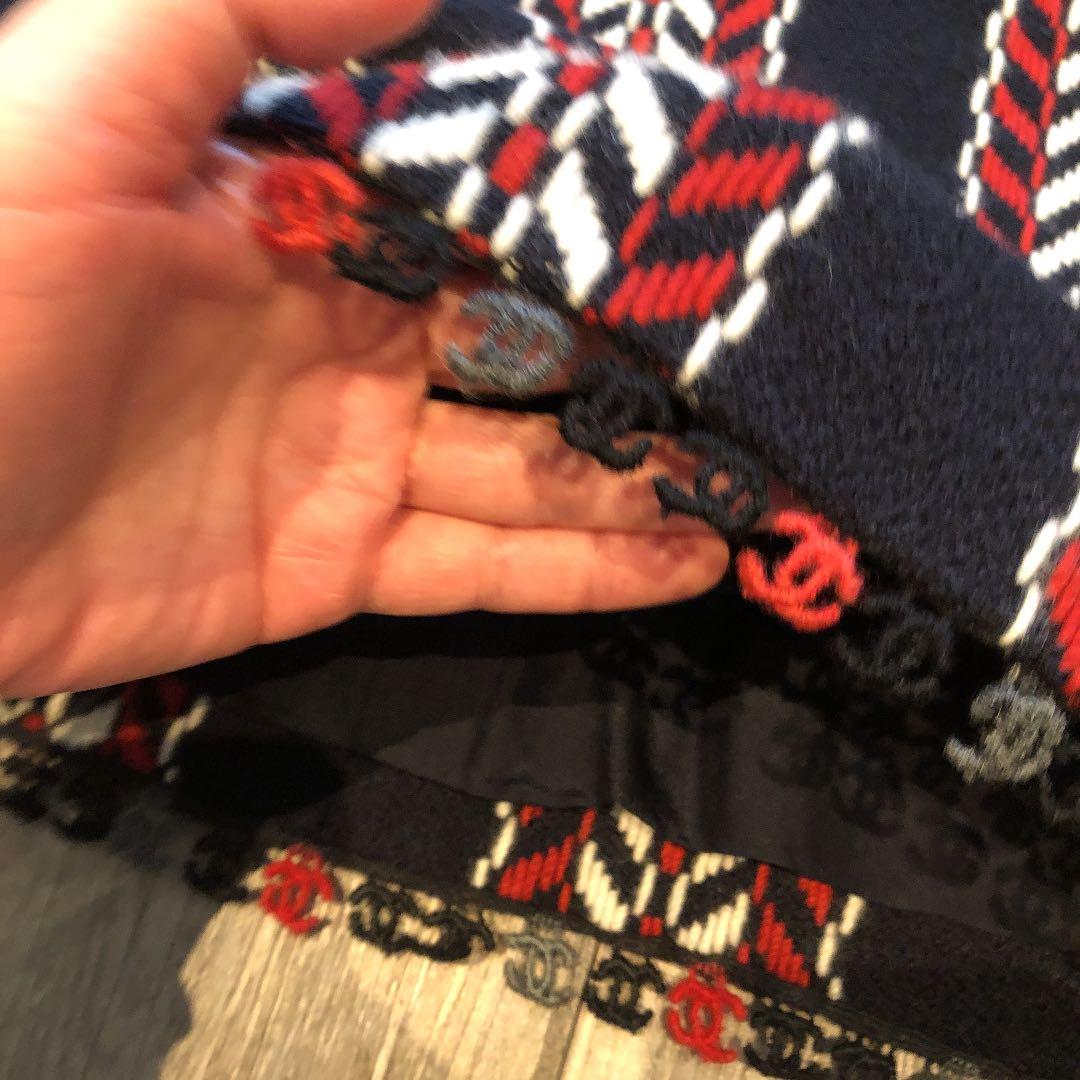 正規品　シャネル　CCマーク　ツイード　スカート