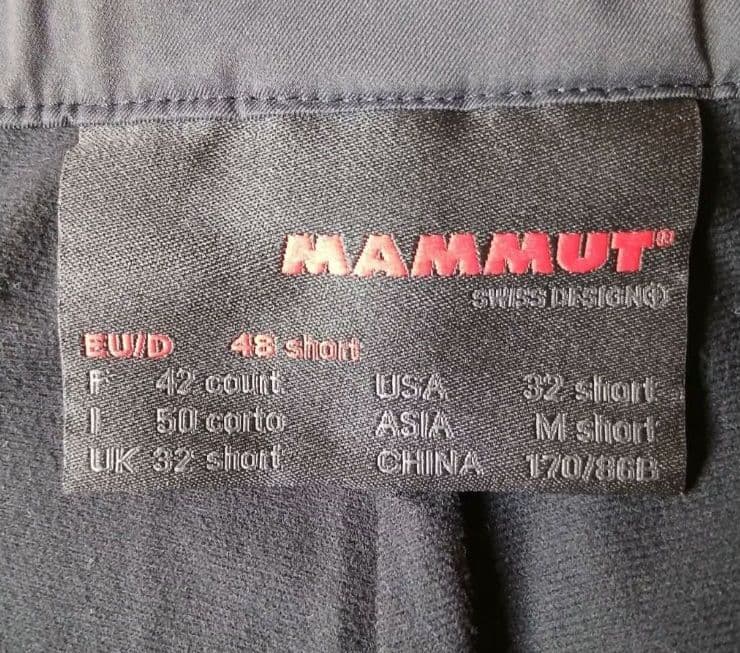 たかしろ MAMMUT マムート パンツ スキーウェア Mサイズ