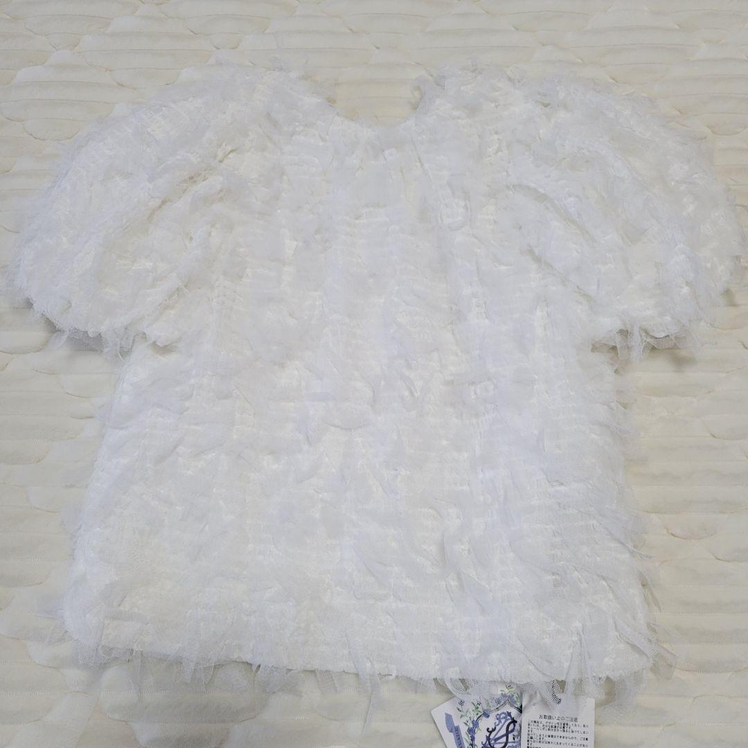 SEVEN TEN セブンテン フリンジチュールトップス