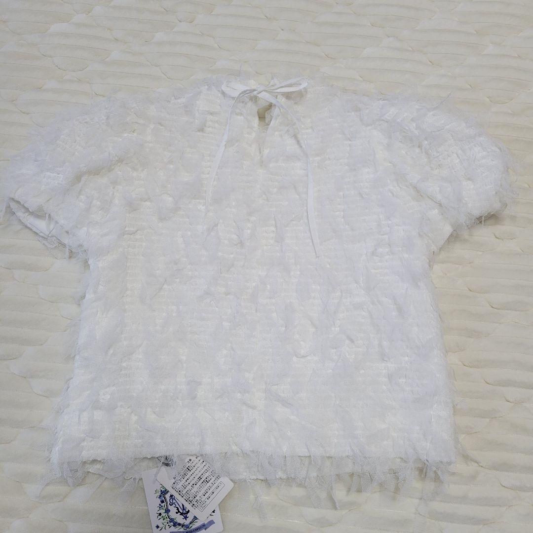 SEVEN TEN セブンテン フリンジチュールトップス