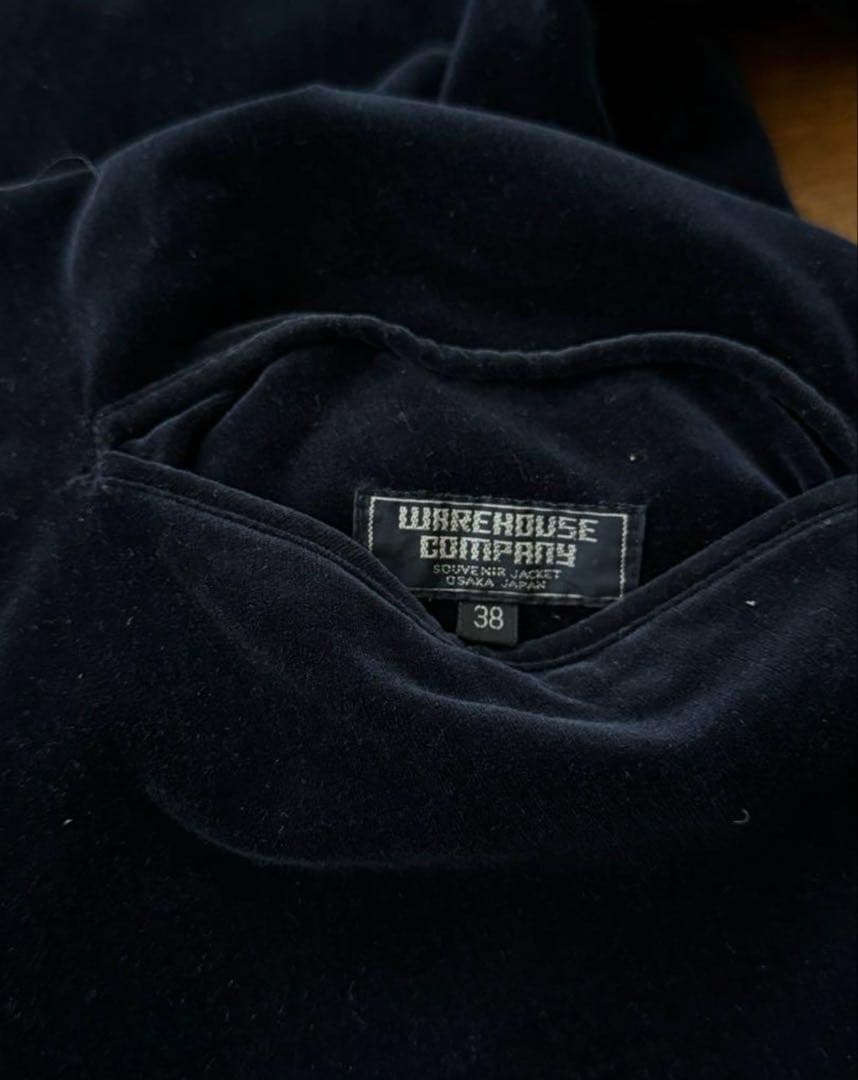 warehouse スカジャン 別珍 裏白