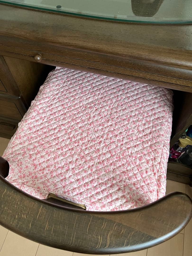 木製ダークブラウンドレッサー・鏡台