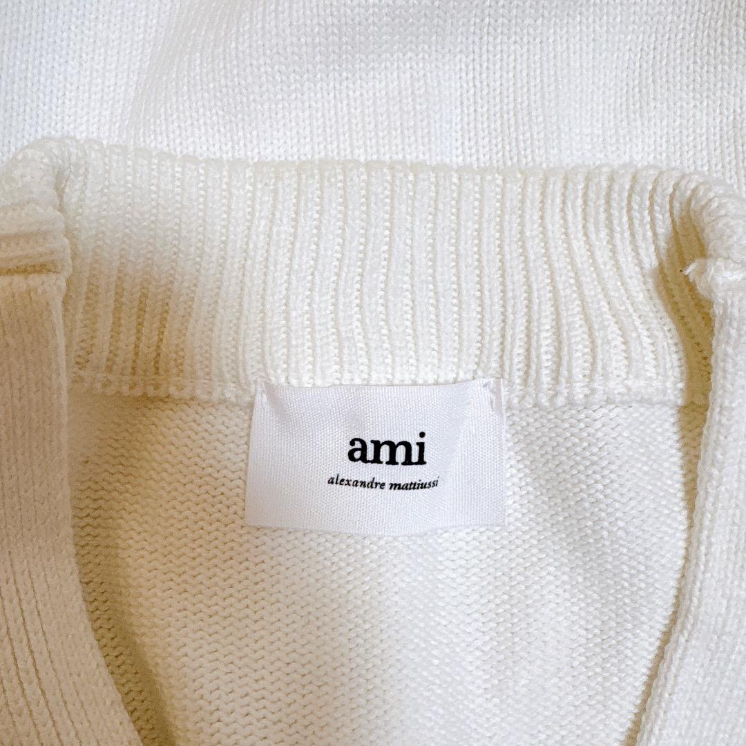 Ami Paris Ami de Coeur Vネック カーディガン Mサイズ