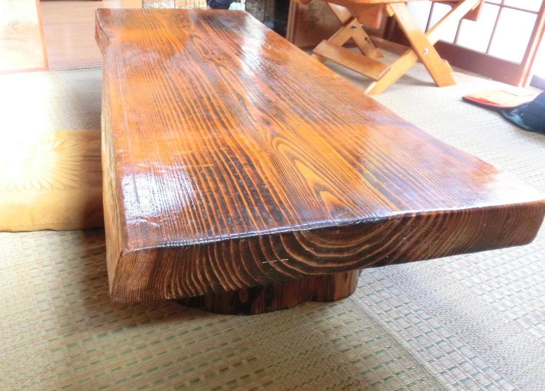 天然木 座敷　机　一枚板　テーブル