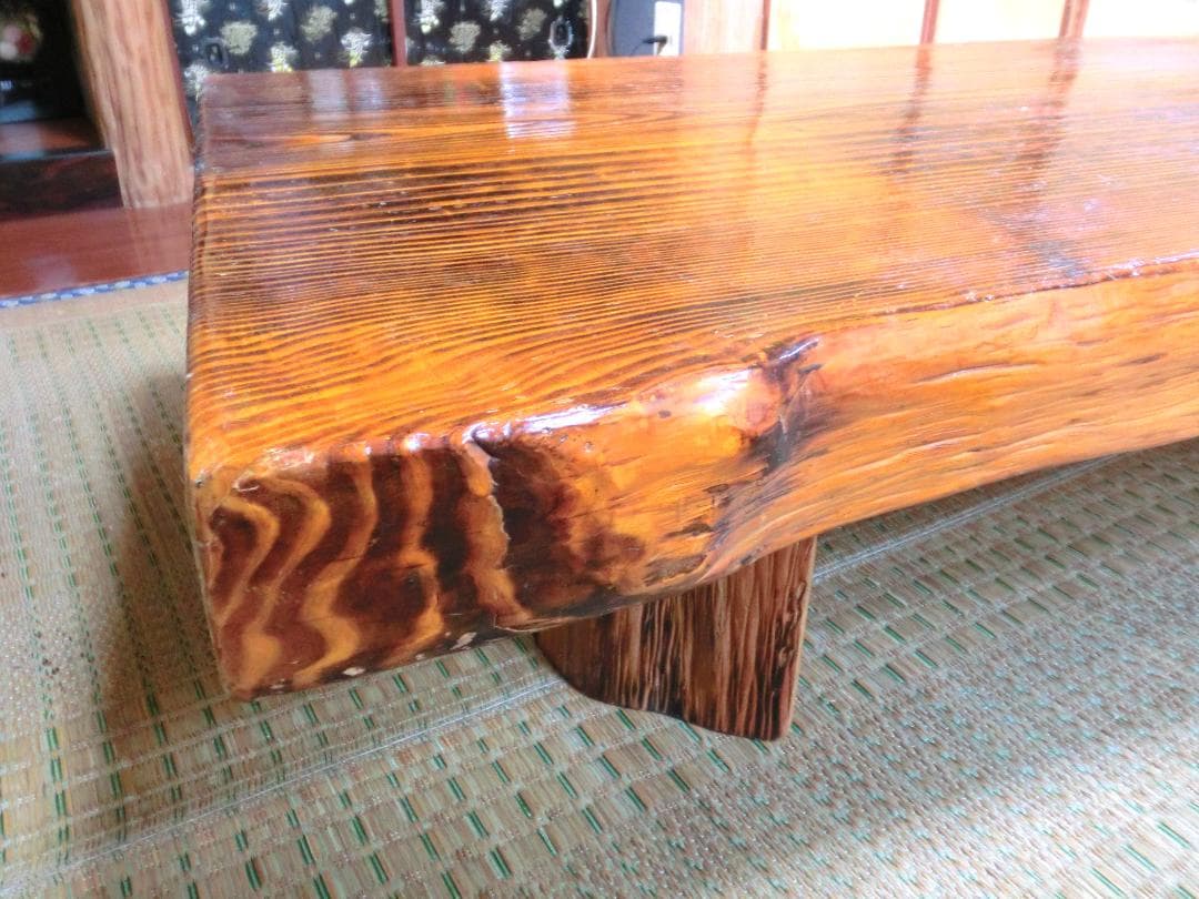 天然木 座敷　机　一枚板　テーブル