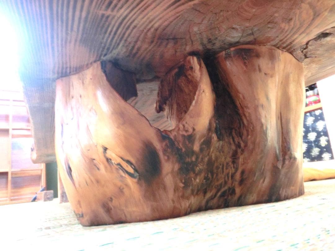 天然木 座敷　机　一枚板　テーブル