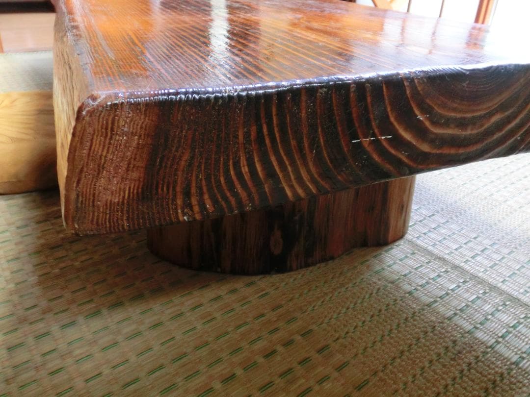 天然木 座敷　机　一枚板　テーブル