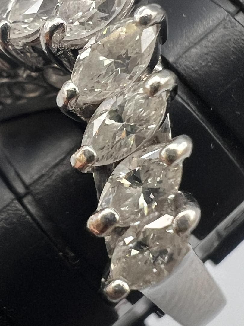 【ととろ】PT900　ダイヤモンブイカット　リングD1.00ct6.5g