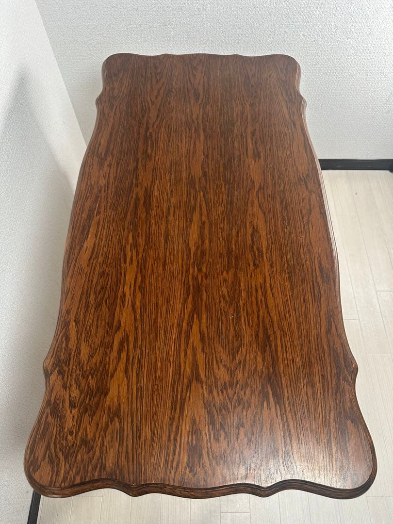 三越 ブルージュ Brugge オーク材 猫脚 デスク ヨーロピアン ※i1※