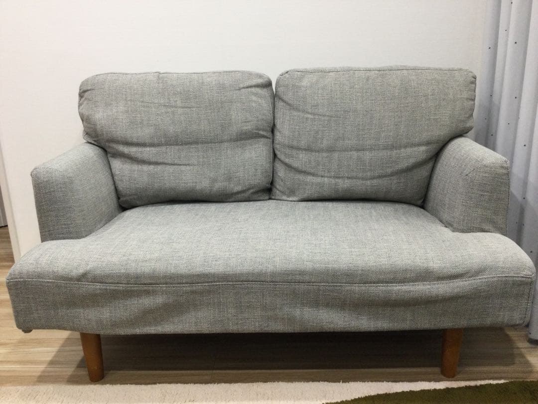 unico KOKOT カバーリングソファ 2シーター　グレー　最終値下げ