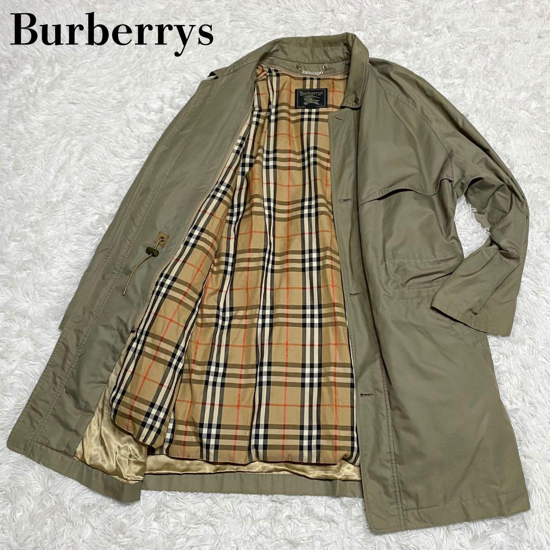 【希少】バーバリーズ・コート・ダウンライナー・ノバ チェック・カーキ・XL