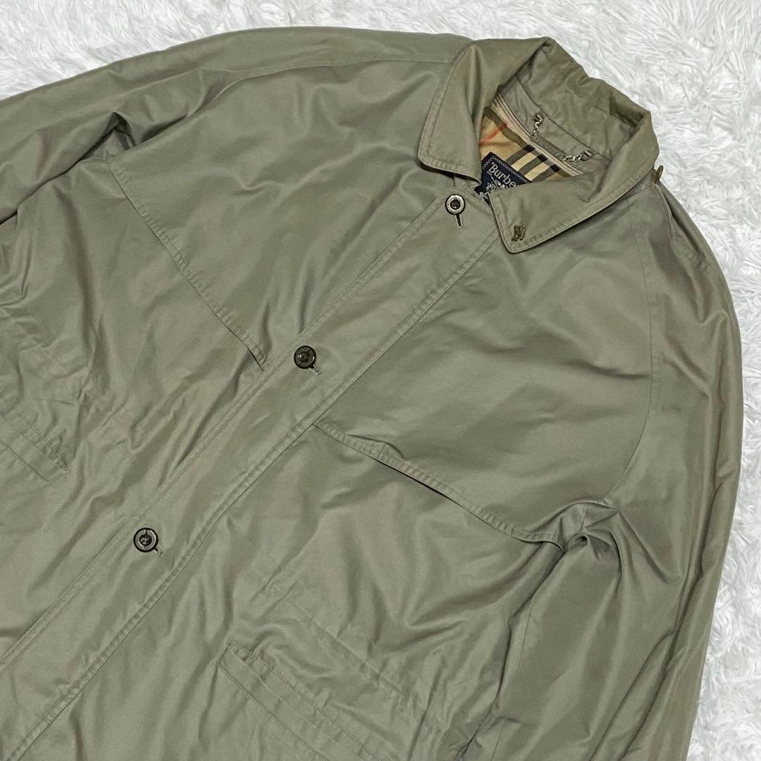 【希少】バーバリーズ・コート・ダウンライナー・ノバ チェック・カーキ・XL