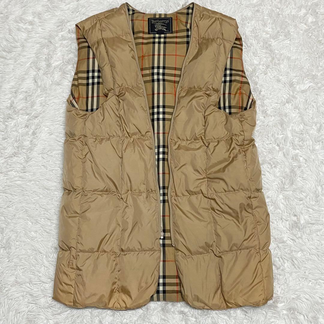 【希少】バーバリーズ・コート・ダウンライナー・ノバ チェック・カーキ・XL