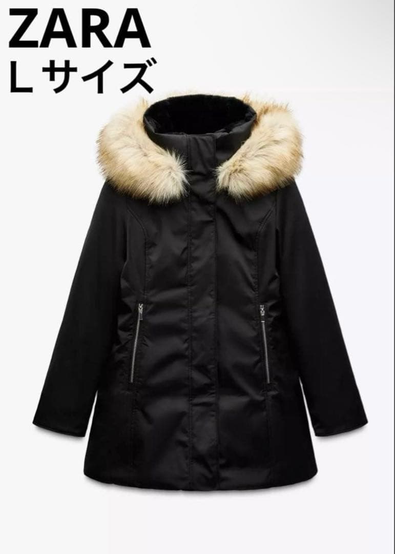 ZARA 新品 ウォーター&ウィンドプロテクトアノラック