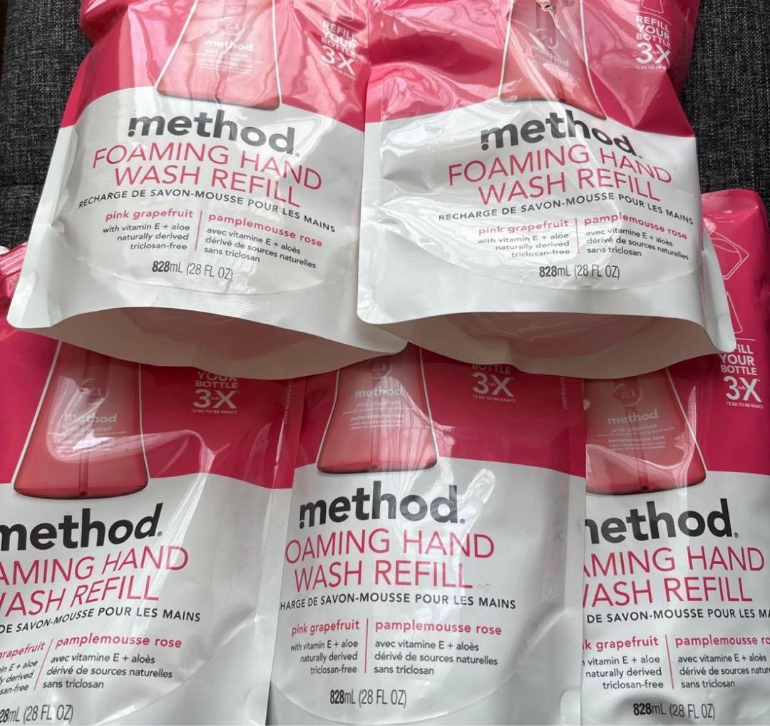 メソッド ハンドソープ フォーミングタイプ ピンクグレープフルーツ 5個セット
