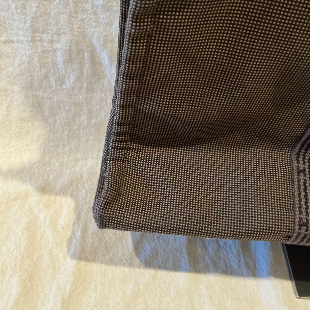 エルメス HERMESエールラインMMグレーナイロンキャンバストートバッグ