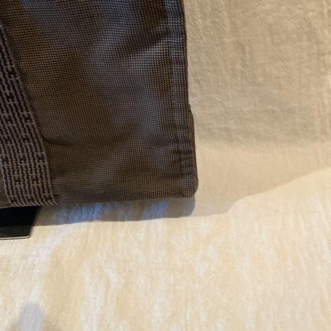 エルメス HERMESエールラインMMグレーナイロンキャンバストートバッグ