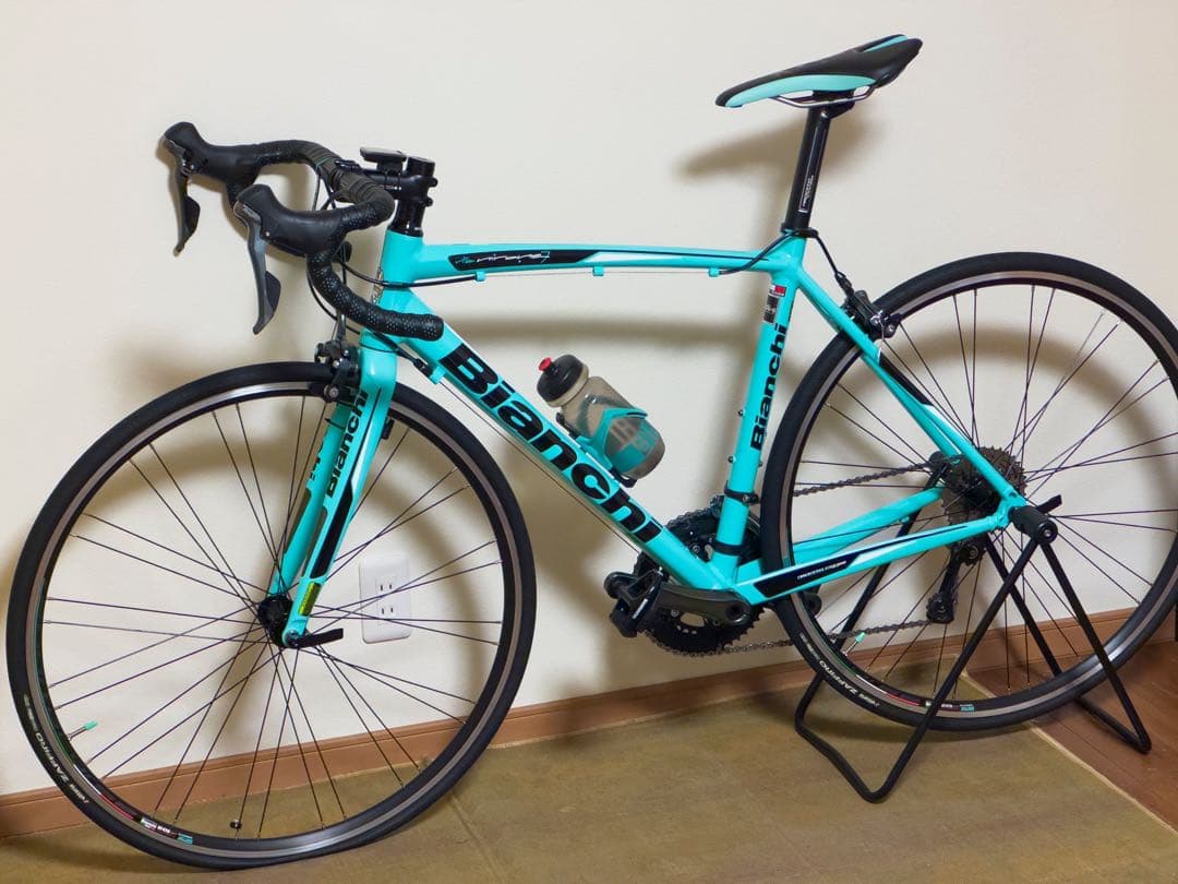 Bianchi via nirone7 Celeste TIAGRAコンポセット