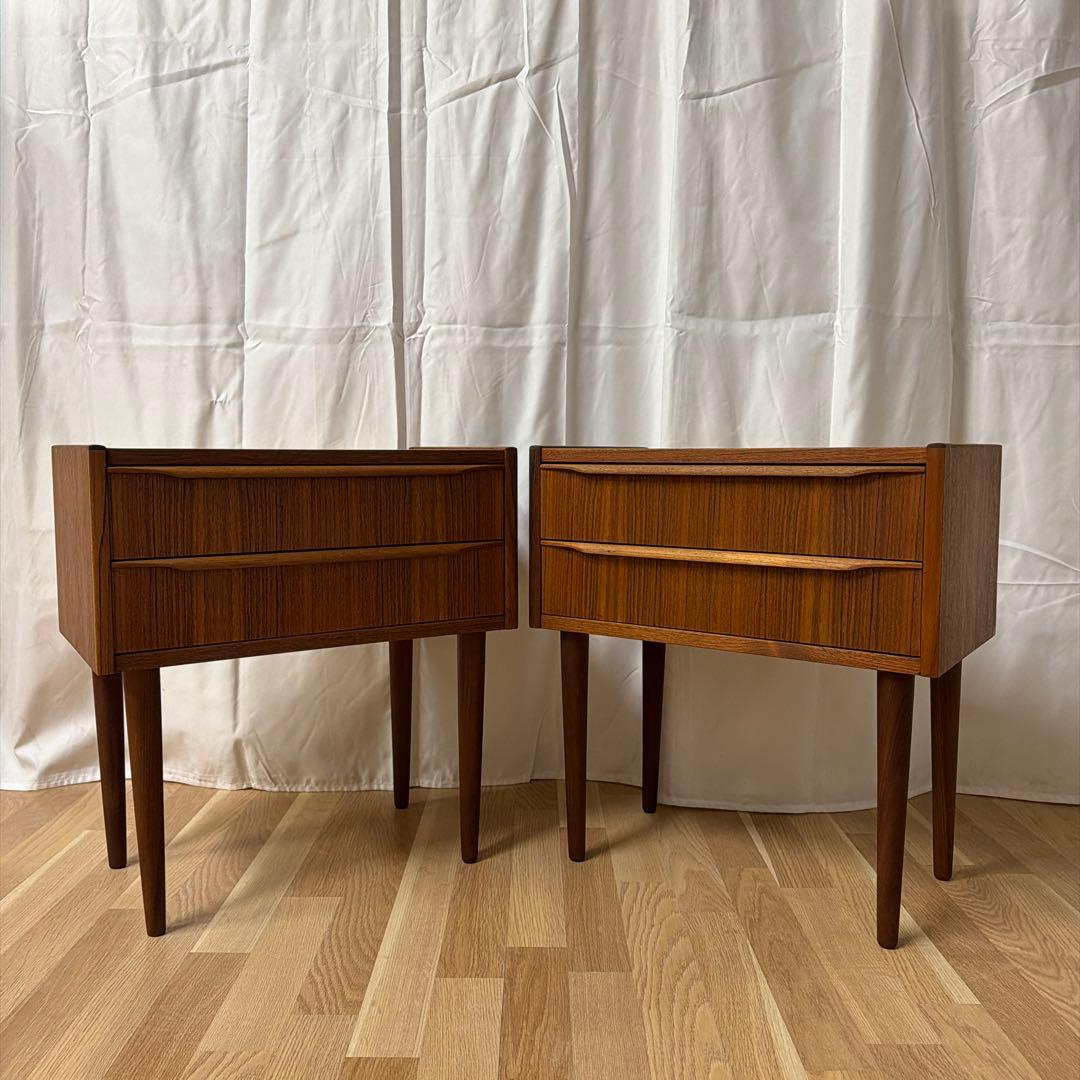 2段チェスト　デンマーク製ヴィンテージ家具