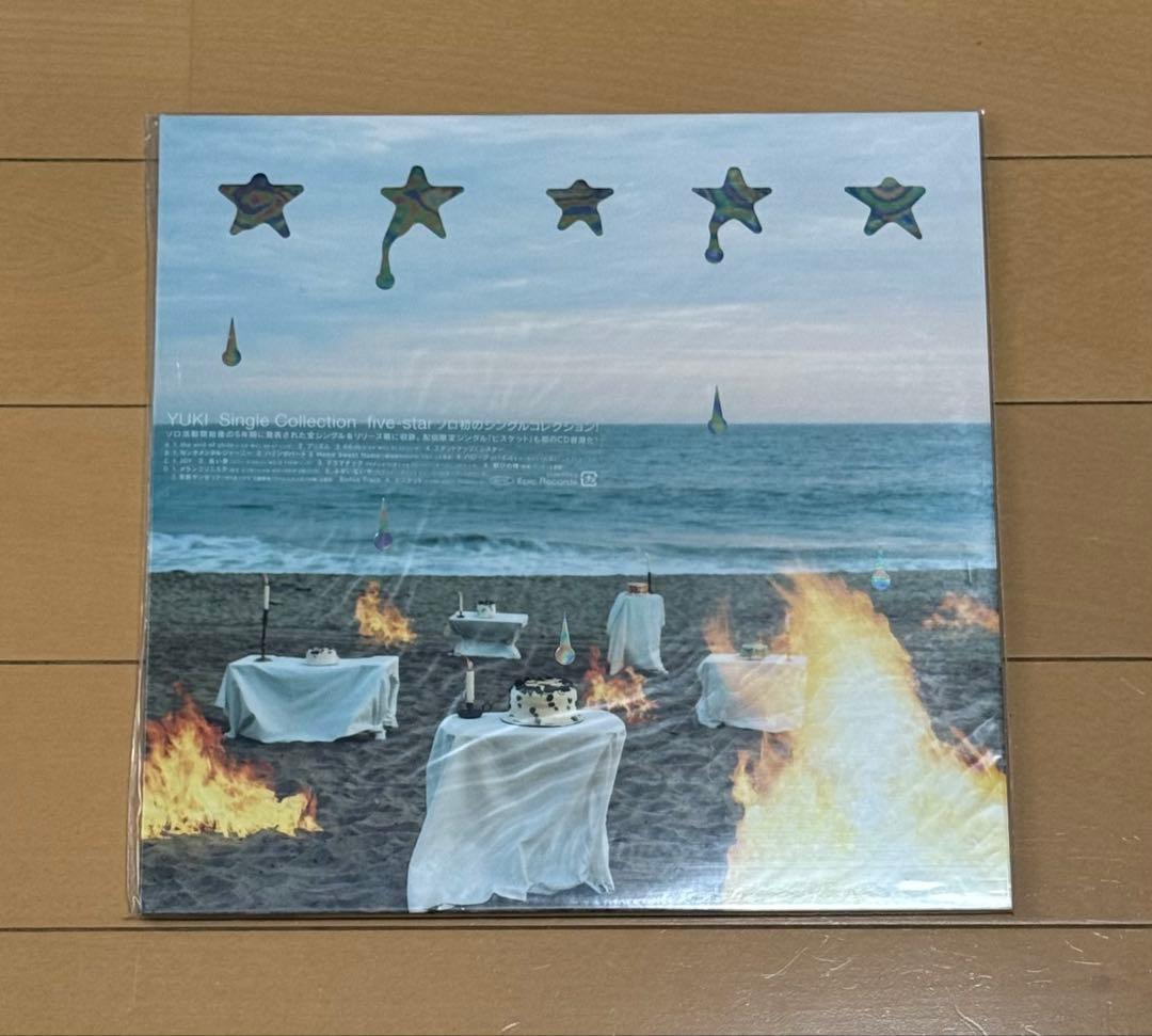YUKI・ユキ シングルコレクション「five star」レコード