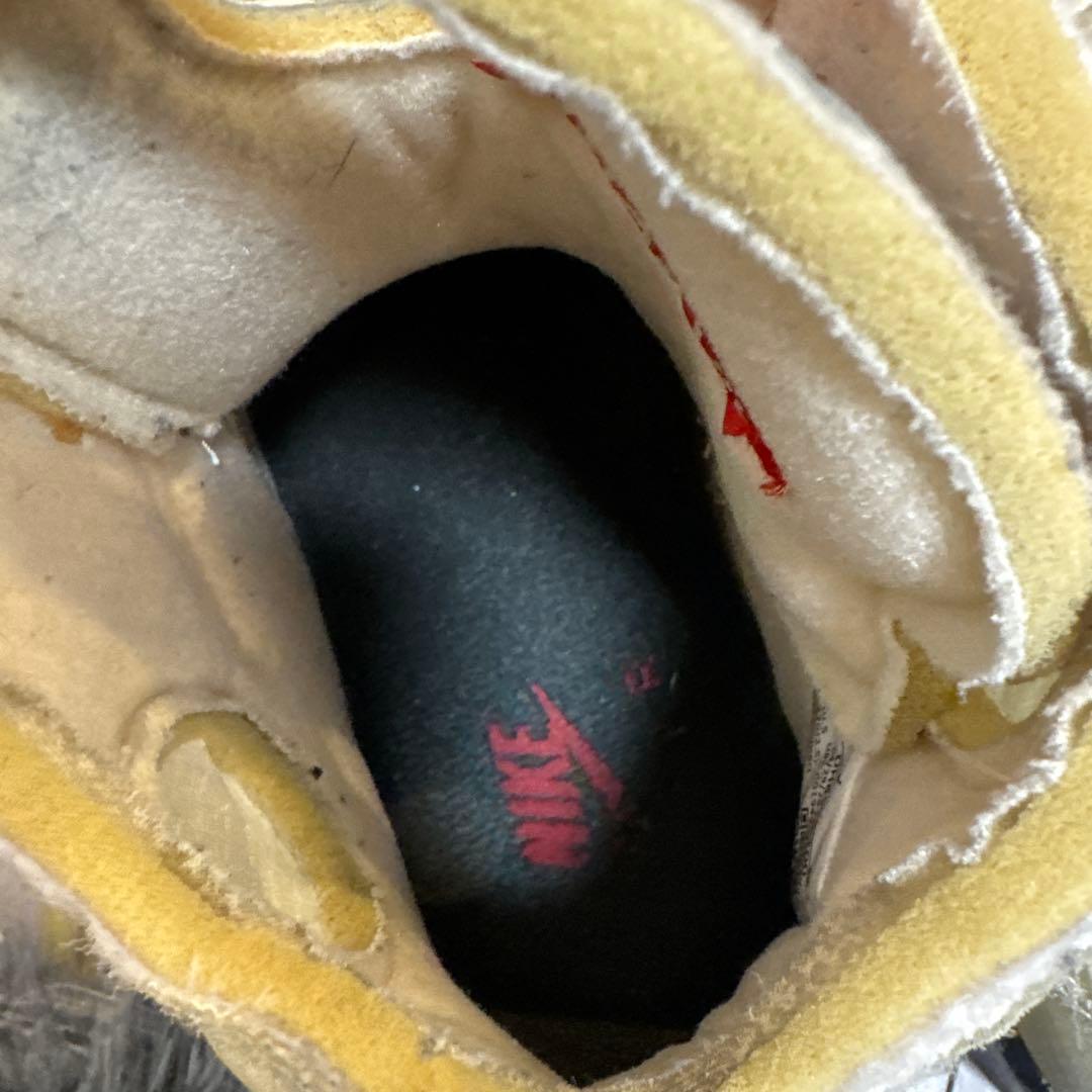 靴 NIKE air jordan5 OFF-WHITE Sail size27cm