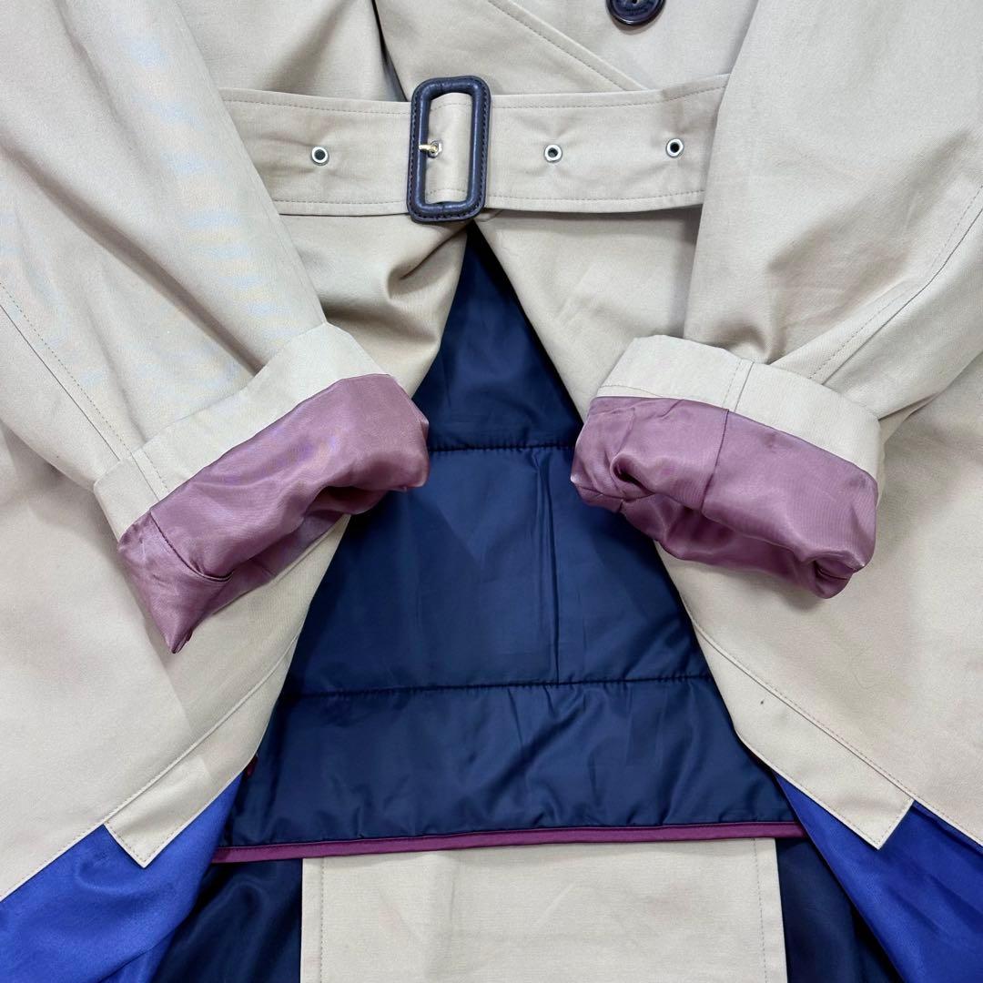 極美品 Paul Smith 2021年 ダブルトレンチコート ライナー付 M