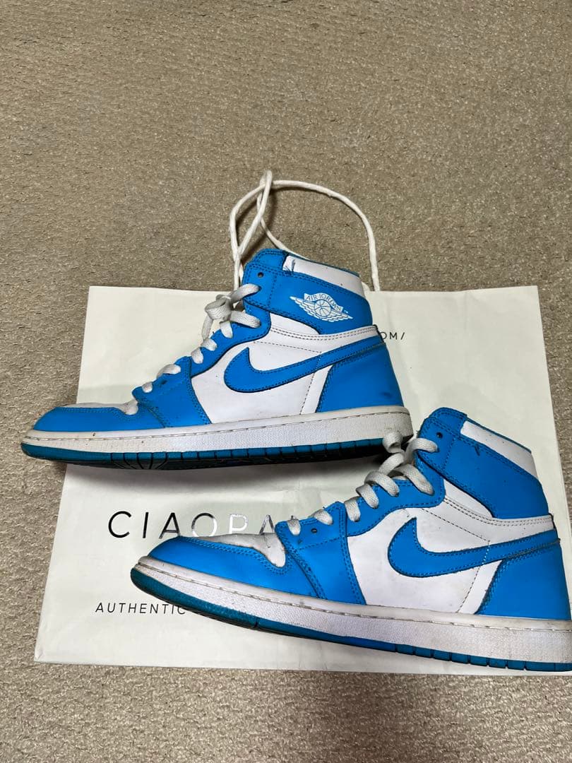 ナ*ニ様 NIKE AIR JORDAN 1 HIGH OG“UNC”